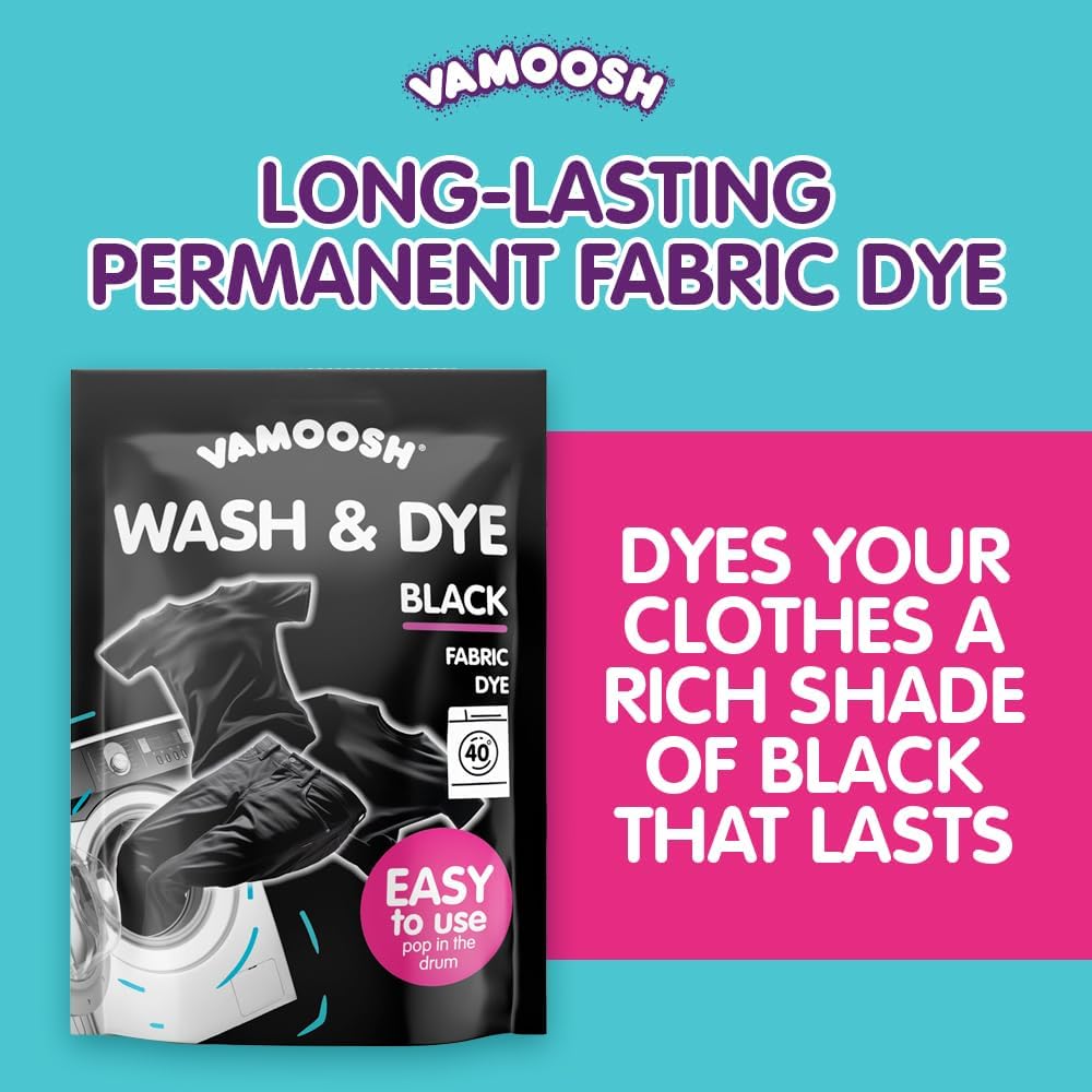 Vamoosh Wash & Dye Black 350g