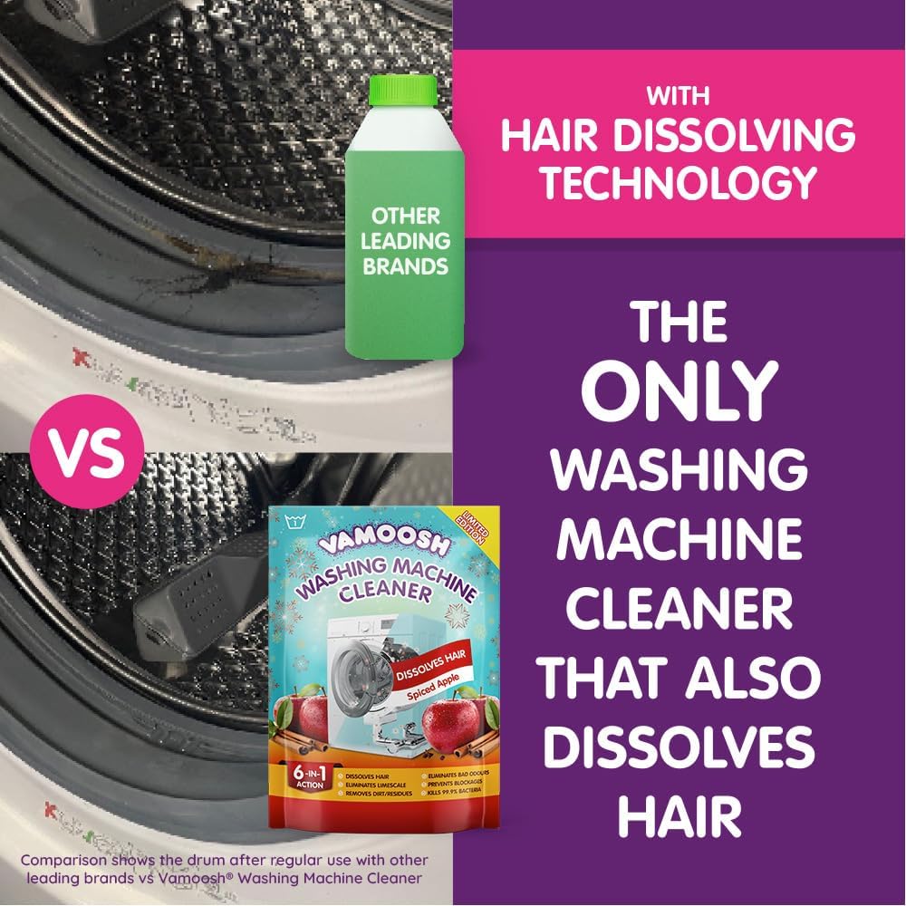 Washing Machine Cleaner - Spiced Apple (for deep cleaning washing machines)