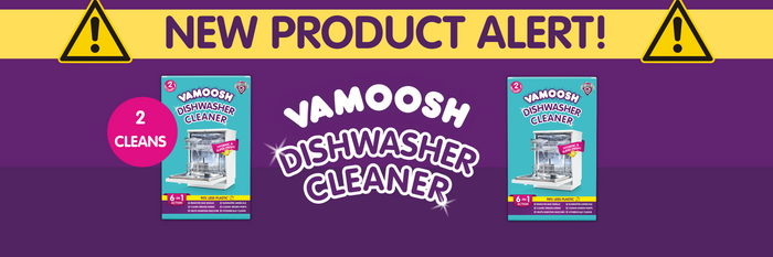 NEW PRODUCT ALERT! Vamoosh Dishwasher Cleaner