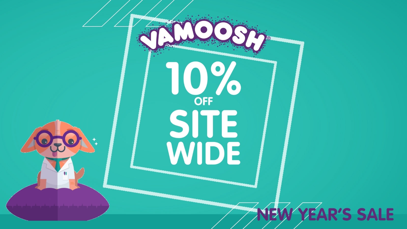 10% off entire website! NY sale!