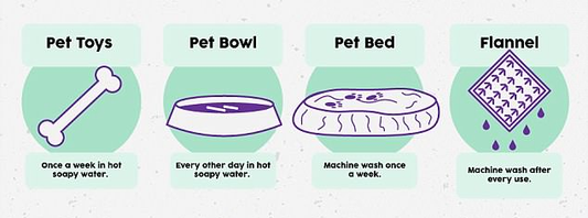 How often should you wash pet bedding?