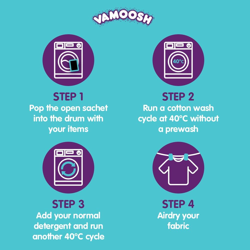 Vamoosh Wash & Dye Black 350g