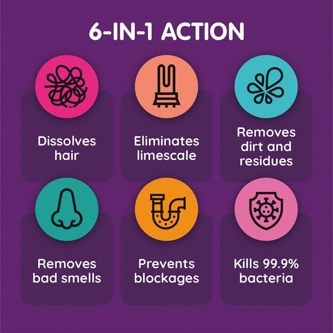 VAMOOSH® WASHING MACHINE CLEANER SPARKLING LEMON (for deep cleaning wa